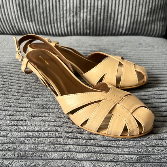 Anonymous Copenhagen - Banie 50 stiletto Shiny lamb Vanilla cream - size 10 - Picture 7 of 7